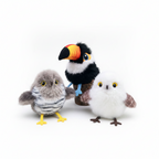 Vibrating Bird Cat Toy – Motion Sensor & Chirping Sound – Cuckoo